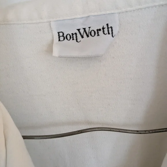 BonWorth White Women's Top - Picture 2 of 3